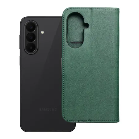 Etui z klapką na Samsung A27 Split Book zielono-złote