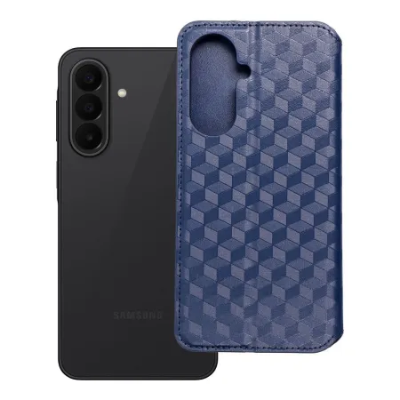 Etui z klapką na Samsung A27 Cubic Book niebieskie