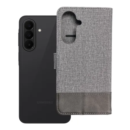 Etui z klapką na Samsung A27 Gomma Book szare