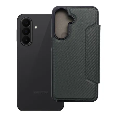 Etui z klapką na Samsung A27 Razor Book ciemnozielone