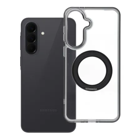 Etui na Samsung A37 Frame Circle Stand zgodne z MagSafe czarne