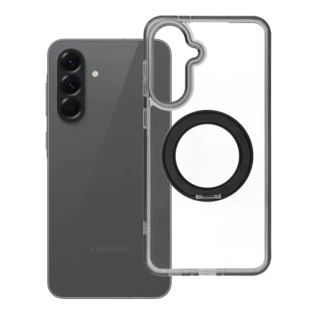 Etui na Samsung A56 Frame Circle Stand zgodne z MagSafe czarne