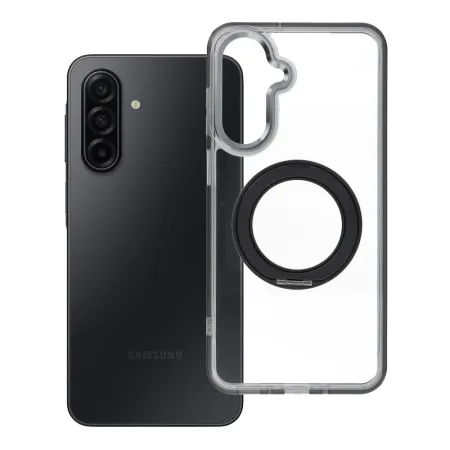 Etui na Samsung A17 / A18 Frame Circle Stand zgodne z MagSafe czarne