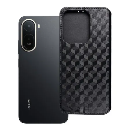 Etui z klapką na Xiaomi Redmi A7 PRO Cubic Book czarne