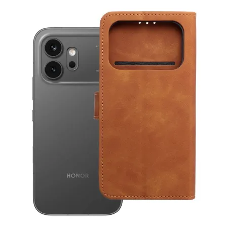 Etui z klapką na Honor 600 Tender Book brązowe
