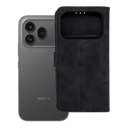 Etui z klapką na Honor 600 PRO Tender Book czarne