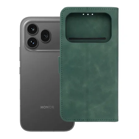 Etui z klapką na Honor 600 PRO Tender Book zielone