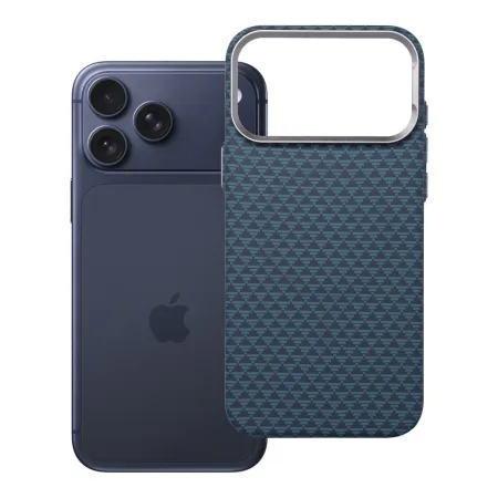Etui na iPhone 17 Pro Max / 18 Pro Max (low camera edge) K-Look zgodne z MagSafe niebieskie v2