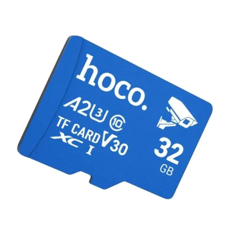 Karta pamięci microSD 32GB class 10 UH-1 U3 V3 A2 Hoco niebieska