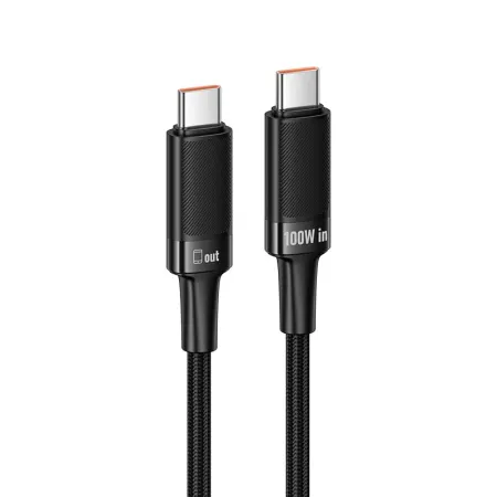 Kabel USB C do USB C Hoco PD 5A 100W 1,2 m U153 Extreme czarny
