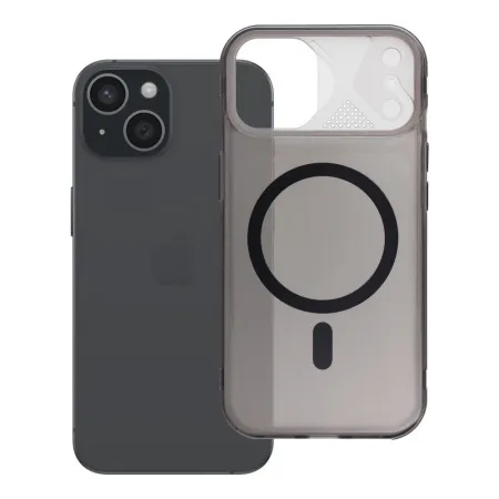 Etui na iPhone 15 Aurora zgodne z MagSafe czarne