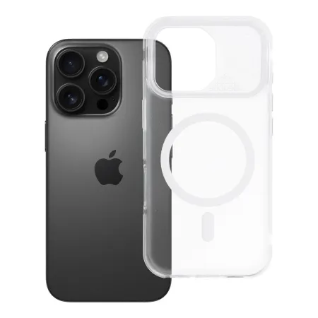 Etui na iPhone 16 PRO Aurora zgodne z MagSafe białe