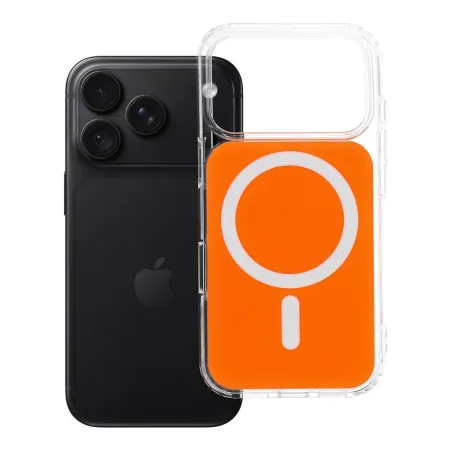 Etui na iPhone 18 Pro / 17 Pro Clear Fusion Mag Cover zgodne z MagSafe orange