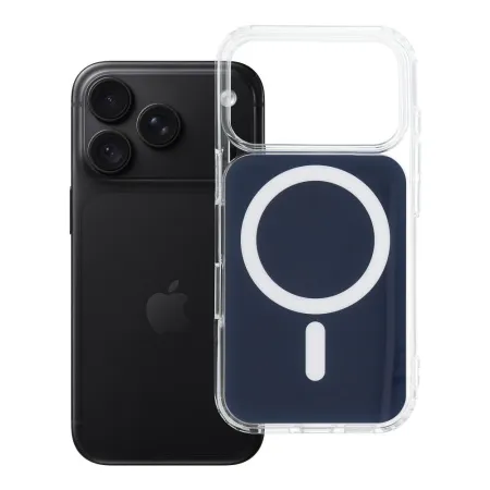 Etui na iPhone 18 Pro / 17 Pro Clear Fusion Mag Cover zgodne z MagSafe granatowe