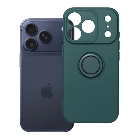 Etui na iPhone 18 Pro / 17 Pro Silicone Ring zielone