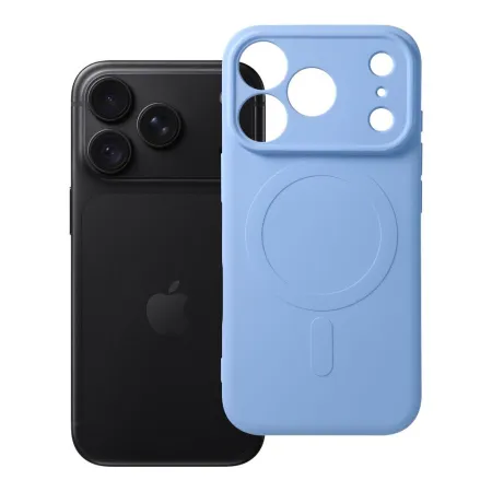 Etui na iPhone 18 Pro / 17 Pro Silicone Mag Cover zgodne z MagSafe (camera protection) jasnoniebieskie