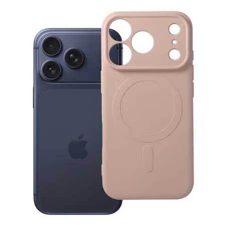 Etui na iPhone 18 Pro / 17 Pro Silicone Mag Cover zgodne z MagSafe (camera protection) różowe