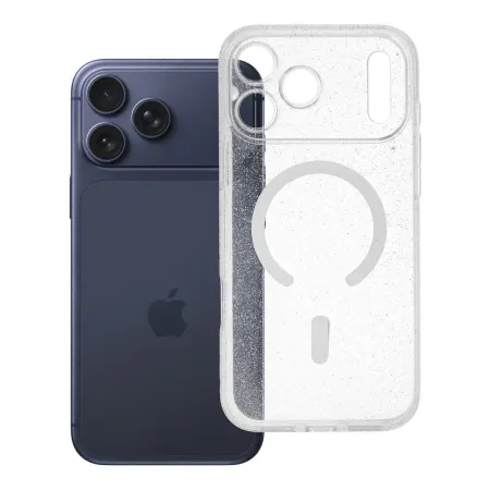 Etui na iPhone 18 Pro Max / 17 Pro Max Clear Mag Cover (Str / Camera Protection) zgodne z MagSafe transparentne glitter