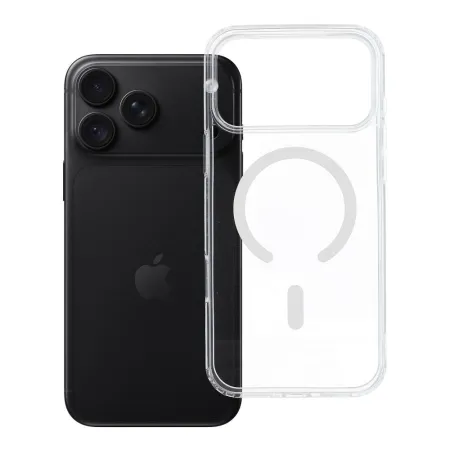 Etui na iPhone 18 Pro Max / 17 Pro Max Drop Glue Colorful Ring Mag Cover zgodne z MagSafe białe