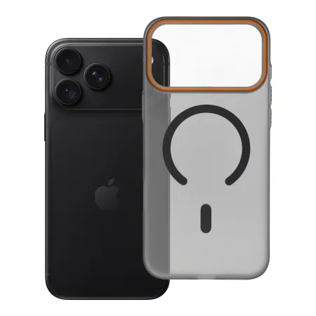 Etui na iPhone 18 Pro Max / 17 Pro Max Go Orange zgodne z MagSafe czarne