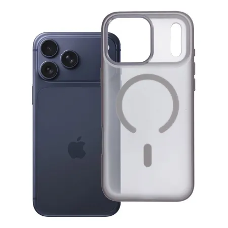 Etui na iPhone 18 Pro Max / 17 Pro Max Flexline Mag Cover zgodne z MagSafe szare