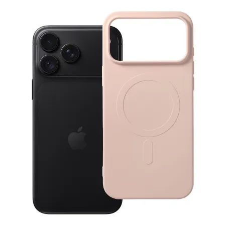 Etui na iPhone 18 Pro Max / 17 Pro Max Silicone Mag Cover zgodne z MagSafe (big hole) różowe