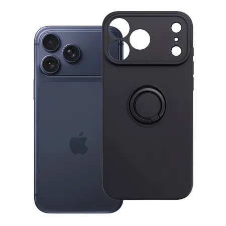 Etui na iPhone 18 Pro Max / 17 Pro Max Silicone Ring czarne