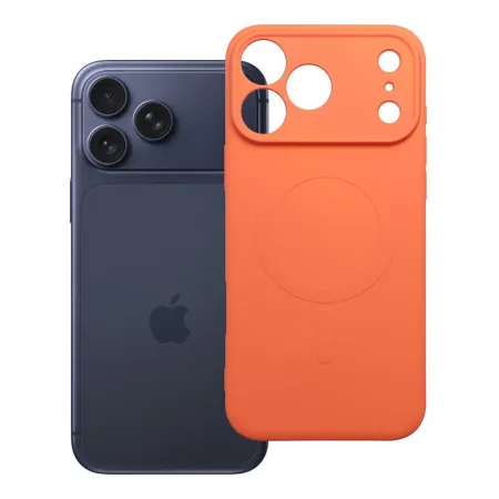 Etui na iPhone 18 Pro Max / 17 Pro Max Silicone Mag Cover zgodne z MagSafe (camera protection) orange