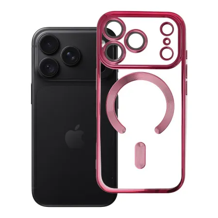 Etui na iPhone 18 Pro Max / 17 Pro Max Electro Mag Cover zgodne z MagSafe burgundowy
