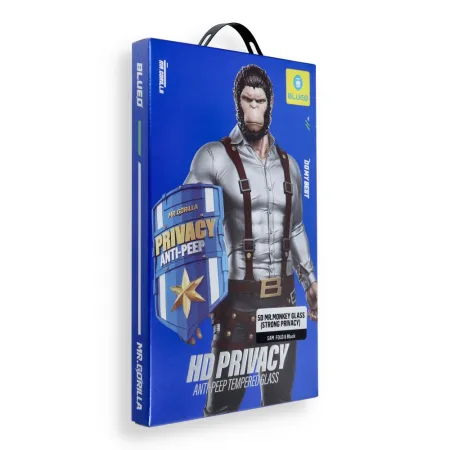 Szkło Hartowane 5D do Samsung FOLD 8 Mr. Monkey Glass czarne (Anti-Peep Strong Privacy)