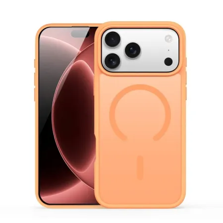 DUX DUCIS futerał YIND kompatybilny z MagSafe do iPhone 18 Pro Max / 17 Pro Max (Open Ring Version) orange