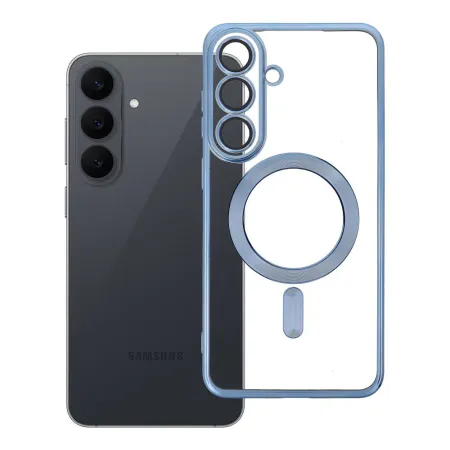 Etui na Samsung S26 FE Electro Mag Cover zgodne z MagSafe niebieskie