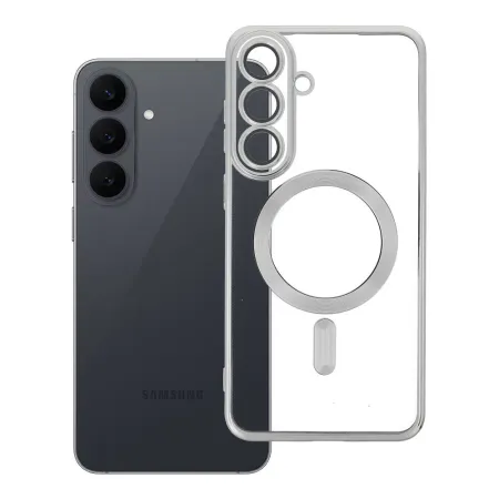 Etui na Samsung S26 FE Electro Mag Cover zgodne z MagSafe srebrne