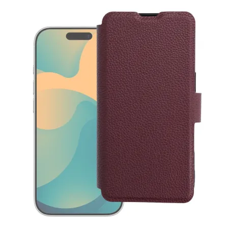 Etui z klapką na iPhone 17 PRO MAX / 17 PRO MAX Max Protect RFID dark cherry