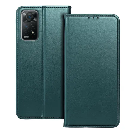 Etui z klapką na Oppo Reno 16 5G Smart Magneto ciemnozielone