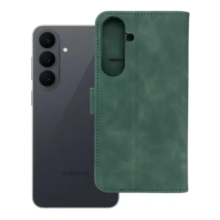 Etui z klapką na Samsung S26 FE Tender Book zielone