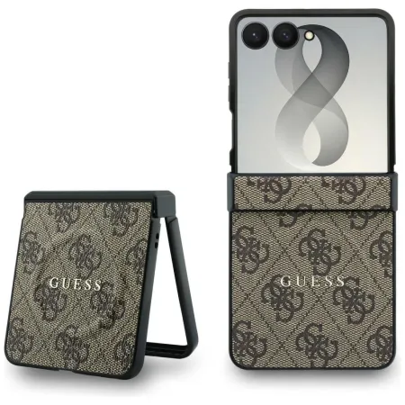 GUESS futerał do SAMSUNG GALAXY Z FLIP 8 kompatybilny z MagSafe (4G Classic) brązowy