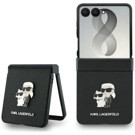 KARL LAGERFELD futerał do SAMSUNG GALAXY Z FLIP 8 (Karl&Choupette Saffiano Pins) czarny
