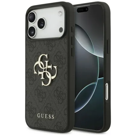 GUESS futerał do IPHONE 18 Pro Max / 17 Pro Max GUE005524 (4G PU Big Logo) czarny