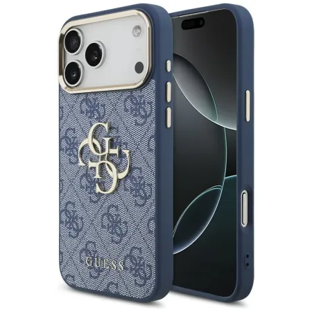 GUESS futerał do IPHONE 18 Pro Max/17 Pro Max (Big Classic Logo 4G) niebieski