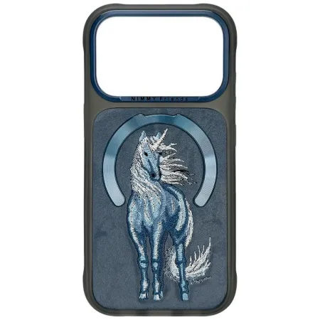 NIMMY futerał MAGNETIC FANTASY ANIMAL UNICORN kompatybilny z MagSafe do IPHONE 18 Pro/17 Pro niebieski