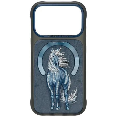 NIMMY futerał MAGNETIC FANTASY ANIMAL UNICORN kompatybilny z MagSafe do IPHONE 18 Pro Max/17 Pro Max niebieski
