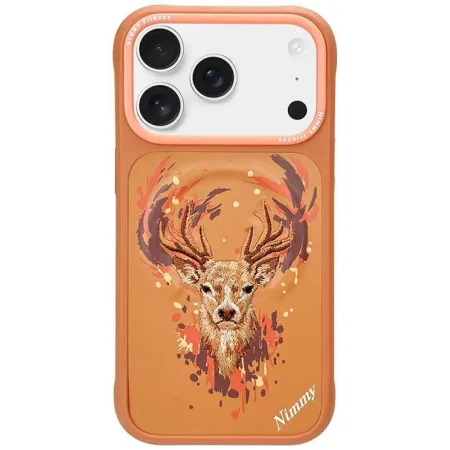 NIMMY futerał DEER kompatybilny z MagSafe do IPHONE 18 Pro/17 Pro pomarańczowy