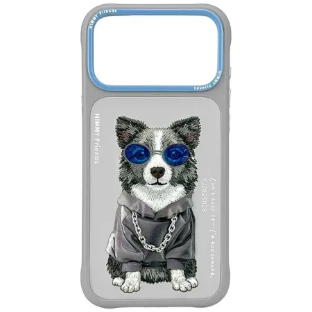 NIMMY futerał GLASSES COOL DOG do IPHONE 18 Pro Max/17 Pro Max szary