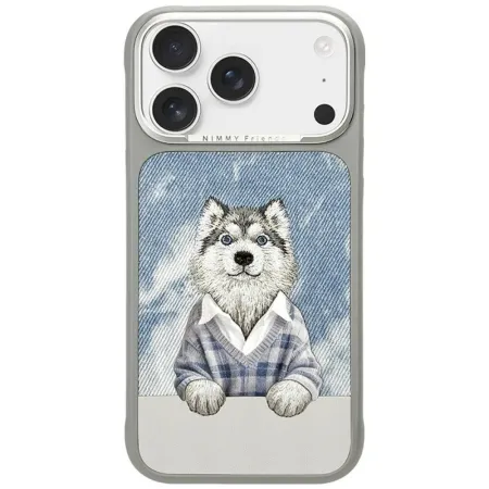 NIMMY futerał GENTLE PETS SERIES DOG kompatybilny z MagSafe do IPHONE 18 Pro/17 Pro szary