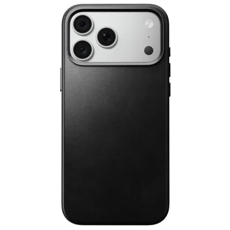 NOMAD futerał skórzany do IPHONE 18 Pro Max/17 Pro Max kompatybilny z MagSafe (Traditional Leather Case Horween Leather) czarny