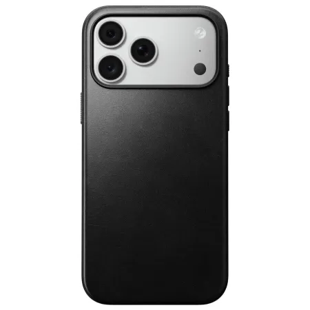 NOMAD futerał skórzany do IPHONE 18 Pro Max/17 Pro Max kompatybilny z MagSafe (Modern Leather Case Horween Leather) czarny